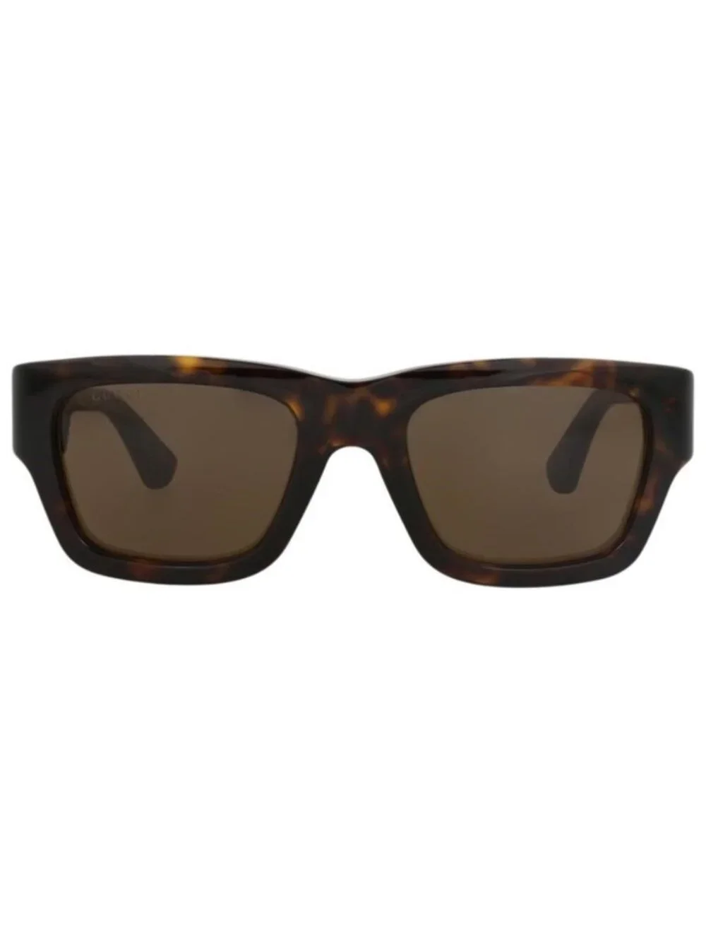 New Gucci Mens Square/Rectangle Havana Green Brown Fashion Designer Sunglasses